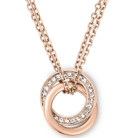 michael kors necklaces rose gold bar diamond|rose gold necklace for women.